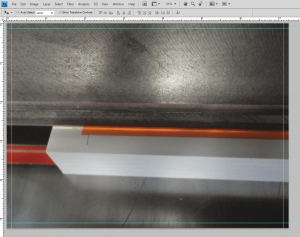 Stack of paper showing bleed being cut Stack of paper showing bleed being cut