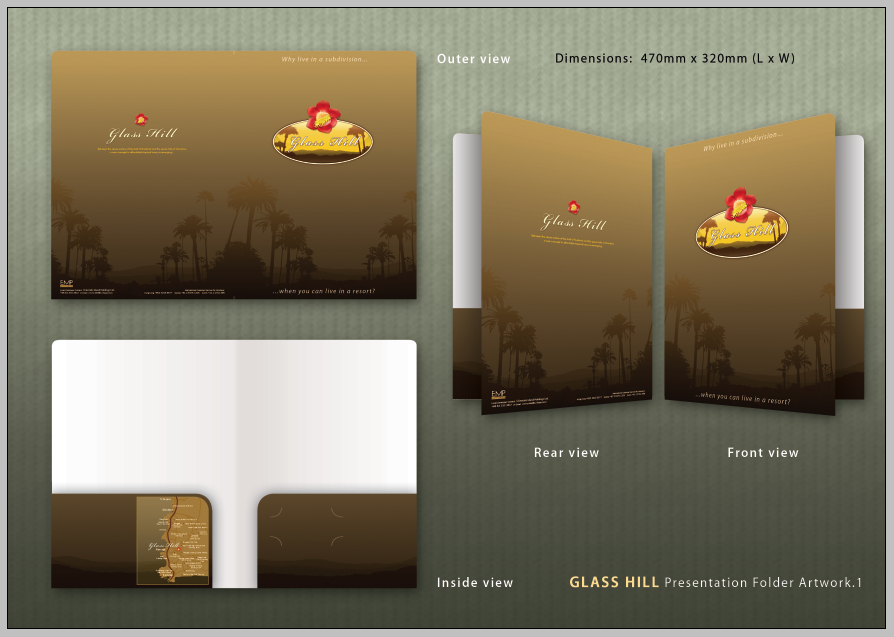 Glass Hill Presentation Folder glass hill presentation folder The Ultimate Marketing Piece Eye Popping Media Kits