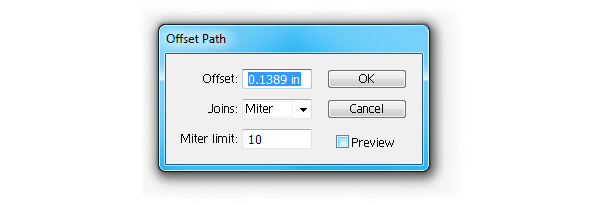 Adobe Illustrator Offset Path Tool Dialog Box-Miter Limit Join Offset Adobe Illustrator Offset Path Tool Dialog Box-Miter Limit Join Offset