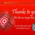 Holiday Greeting Card with QR Code