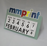Custom Die cut Desk Calendar Custom Die cut Desk Calendar