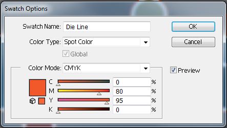 Adobe Illustrator Swatch Options Panel Adobe Illustrator Swatch Options Panel