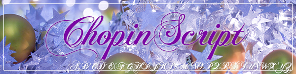 ChopinScript Free Font for Commercial Use