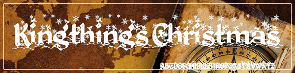 Kingsthings Christmas Free for Commercial Use Font