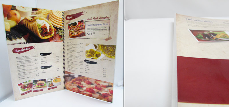 Edge Sealed Lamination Menu Books Edge Sealed Lamination Menu Books | mmprint.com