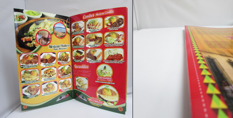 Flush Cut Laminated Restaurant Menu Books Flush Cut Laminated Restaurant Menu Books | mmprint.com
