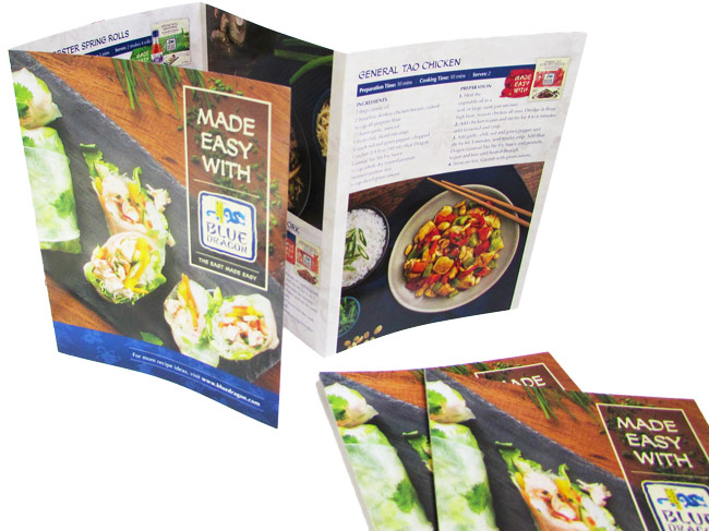 Pocket menu printing for