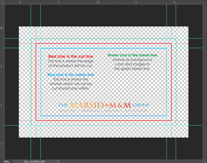 Photoshop Guides Business Card Design | MMPrint.com