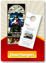 Church and Religious Organization Doorhanger Printing