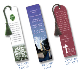 one to full color bookmark and page mark printing