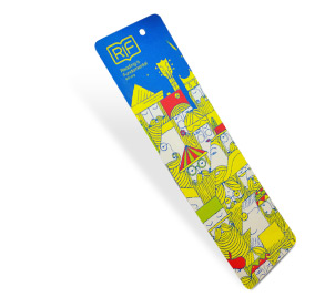 one to full color bookmark and page mark printing