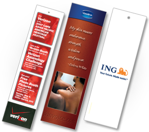 Digital Printing of Bookmarks with Fast Turnaround and Free Shipping