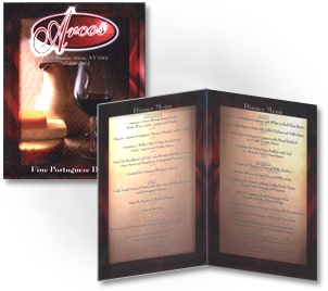 Digital Full Color Printing of Menus with Fast Turnaround and Free Shipping