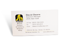 Thermography Business Cards
