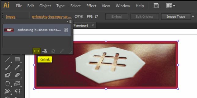 Re-Link Images In Illustrator