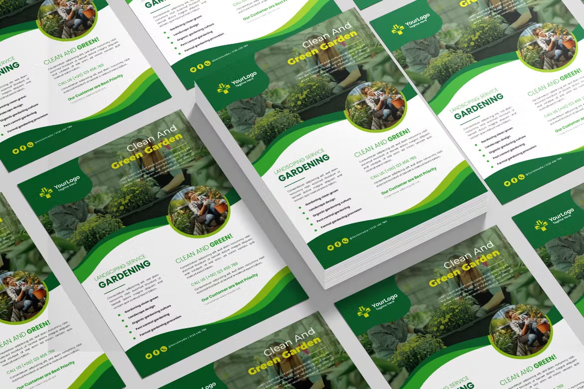 Landscaping Business Brochures Marketing Materials Printing | MMPrint.com