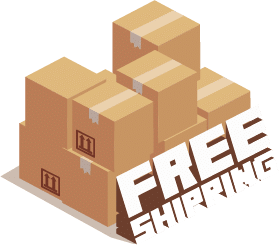 Free shipping on most orders